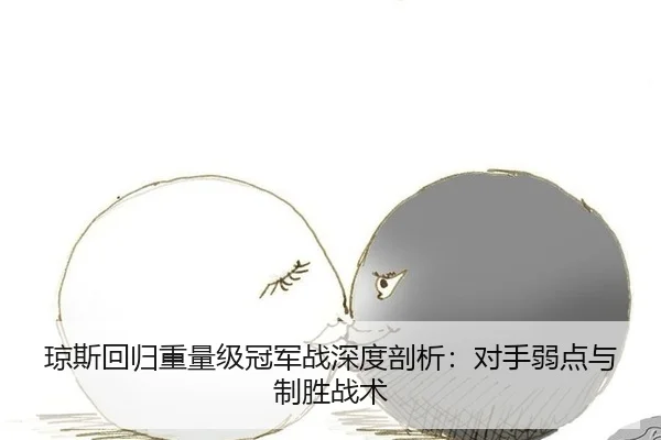 琼斯回归重量级冠军战深度剖析：对手弱点与制胜战术